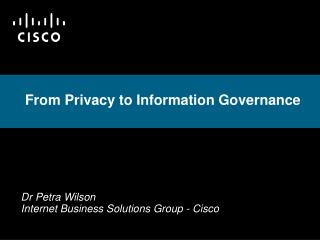 From Privacy to Information Governance