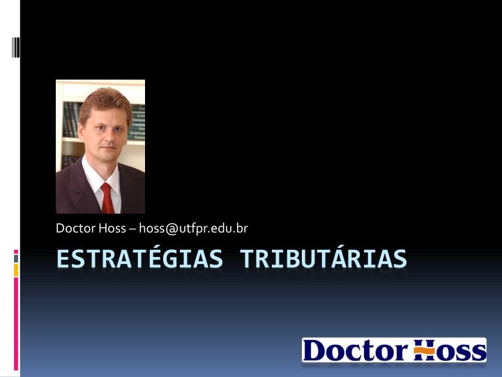 doctor hoss hoss@utfpr edu br