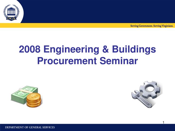 2008 engineering buildings procurement seminar