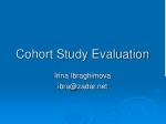 Cohort Study Evaluation - slide 1