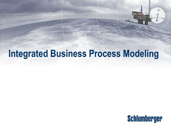 integrated business process modeling