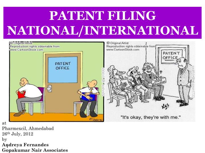 patent filing national international