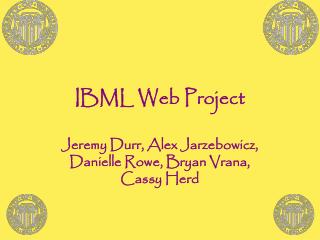 IBML Web Project