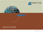 Group Five: An Overview - slide 1