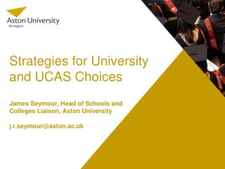 Strategies for University and UCAS Choices