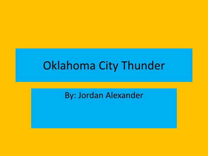 oklahoma city thunder
