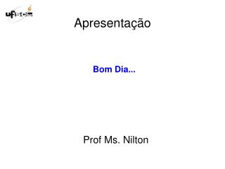 apresenta o bom dia