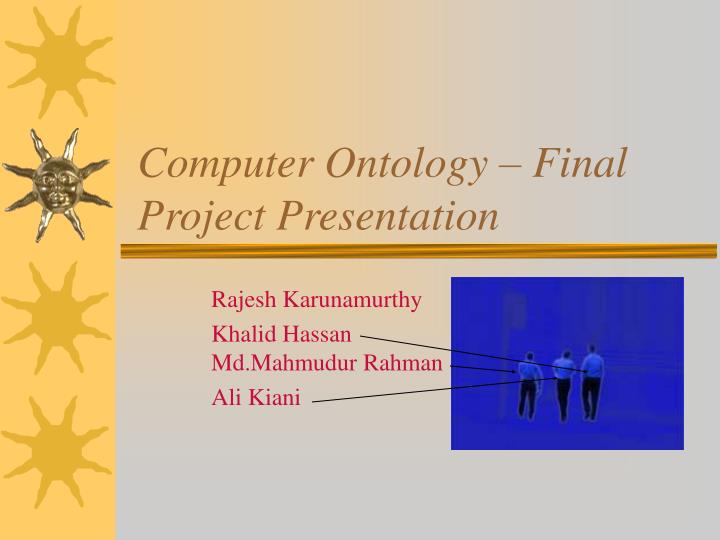 computer ontology final project presentation