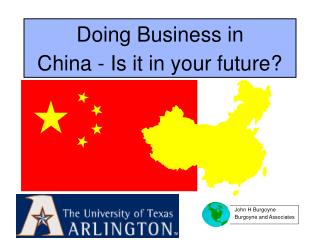 Doing Business in China - Is it in your future?