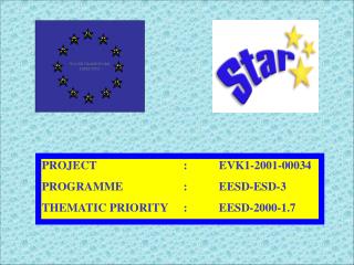 PROJECT	 		:	EVK1-2001-00034 PROGRAMME		:	EESD-ESD-3 THEMATIC PRIORITY	:	EESD-2000-1.7