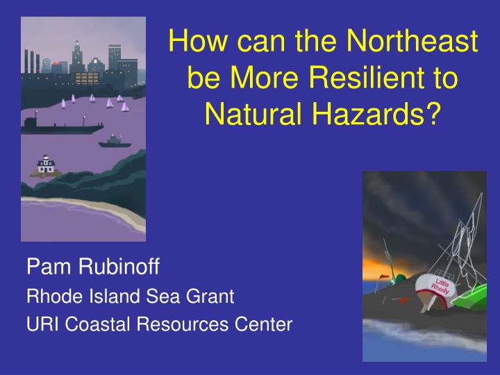 how can the northeast be more resilient to natural hazards