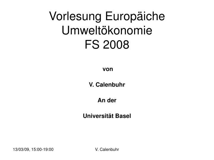 vorlesung europ iche umwelt konomie fs 2008