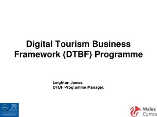Digital Tourism Business Framework (DTBF) Programme