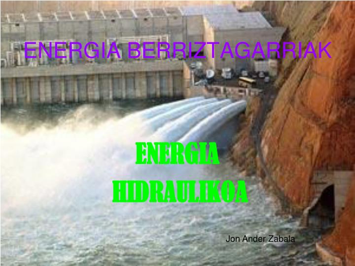 energia berriztagarriak