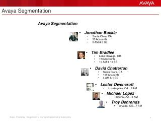 Avaya Segmentation