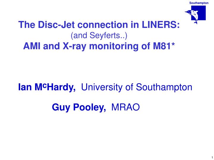 the disc jet connection in liners and seyferts ami and x ray monitoring of m81