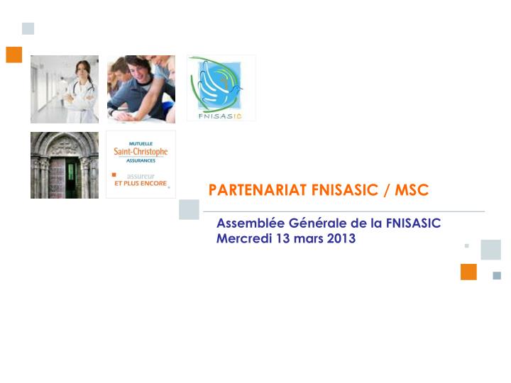 partenariat fnisasic msc