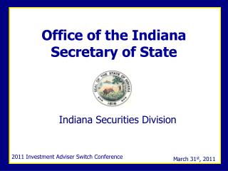 Office of the Indiana Secretary of State