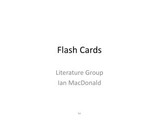 Flash Cards