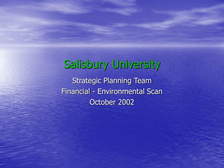 salisbury university