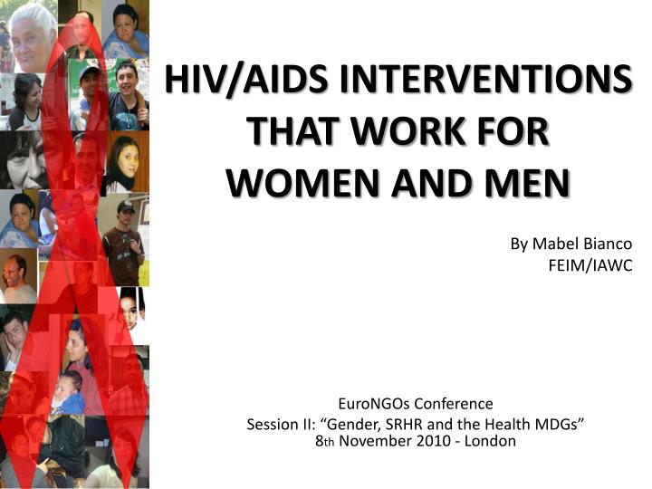 hiv aids interventions that work for women and men