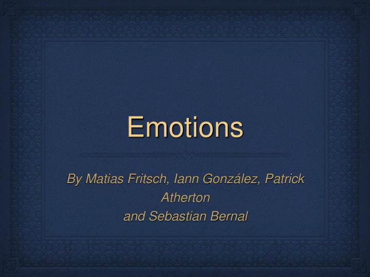 emotions