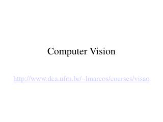 computer vision