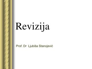 revizija