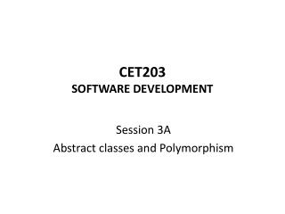 cet203 software development
