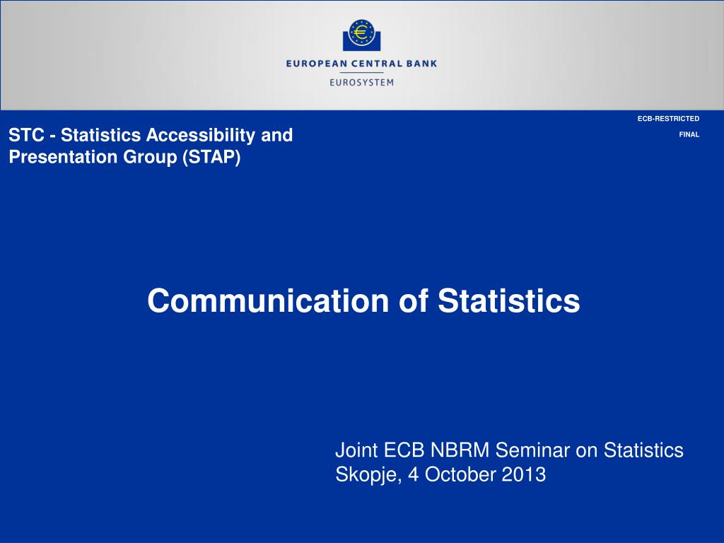 PPT - Communication of Statistics PowerPoint Presentation, free ...
