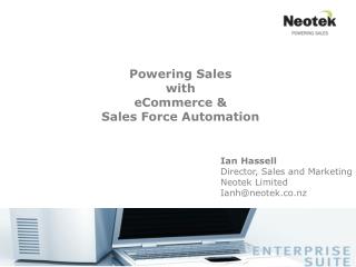 Powering Sales with eCommerce &amp; Sales Force Automation