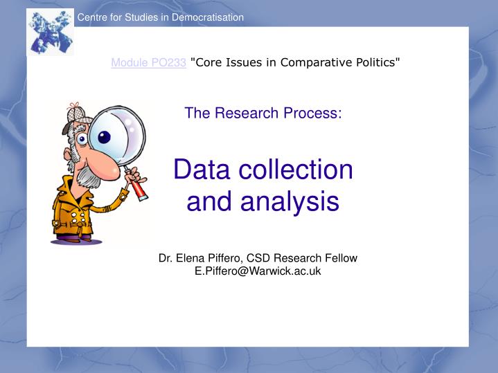 the research process data collection and analysis