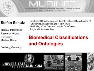 Biomedical Classifications and Ontologies