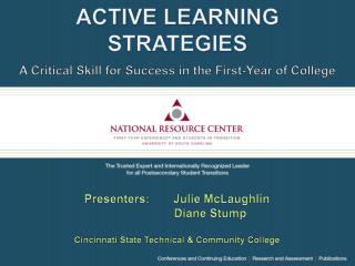 ACTIVE LEARNING STRATEGIES