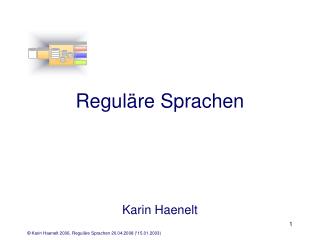 regul re sprachen