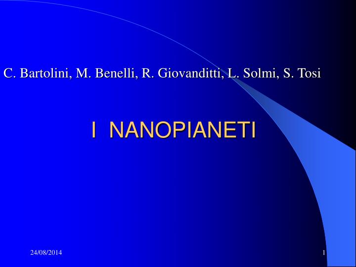 i nanopianeti