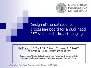 Design of the coincidence processing board for a dual-head PET scanner for breast imaging