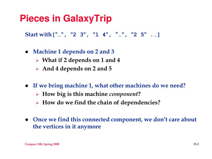 pieces in galaxytrip