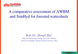 A comparative assessment of AWBM and SimHyd for forested watersheds