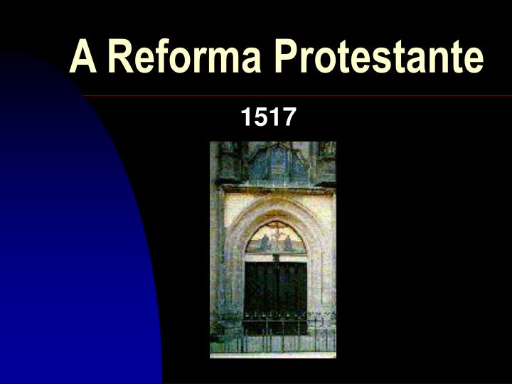 a reforma protestante