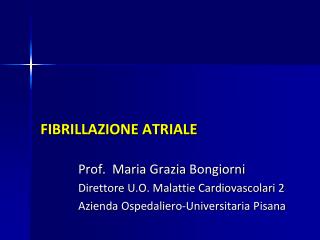 fibrillazione atriale