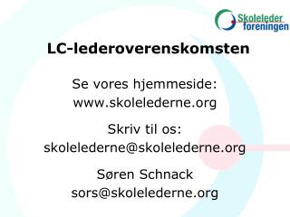 lc lederoverenskomsten