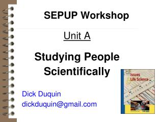 SEPUP Workshop