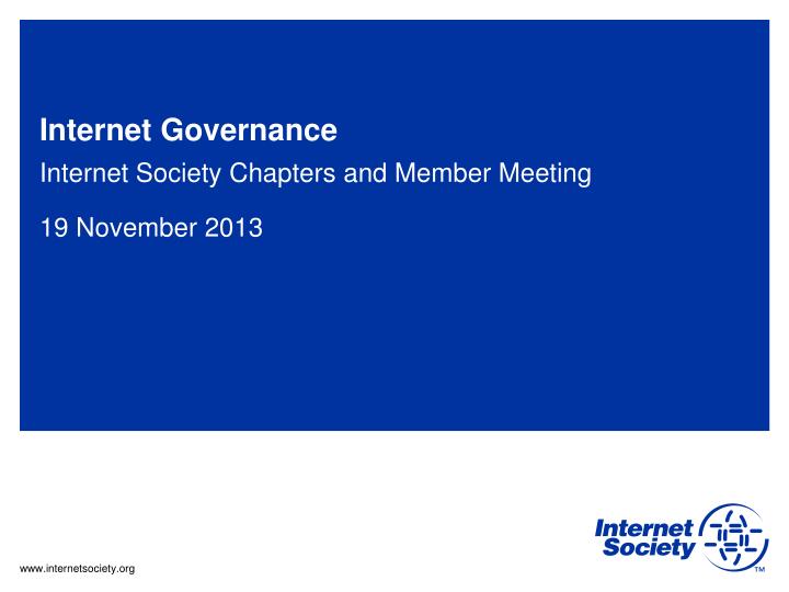 internet governance