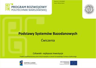 podstawy system w bazodanowych