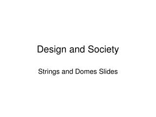 Design and Society