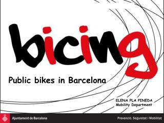 Public bikes in Barcelona