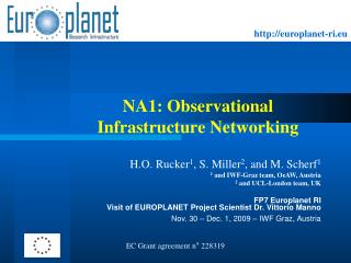 NA1: Observational Infrastructure Networking