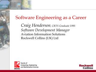 Software Engineering as a Career