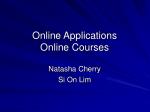 Online Applications Online Courses - slide 1